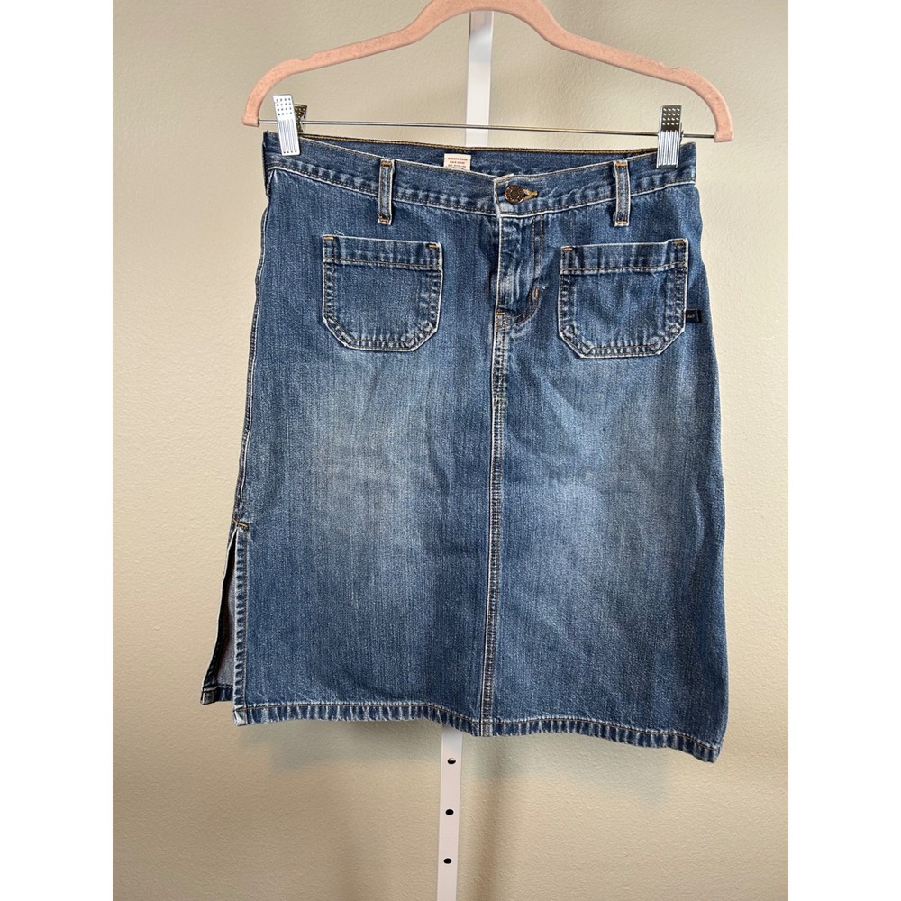 Y2K‎ Abercrombie & Fitch Denim Skirt Women's 4 Blue Mini Western Rodeo A&F